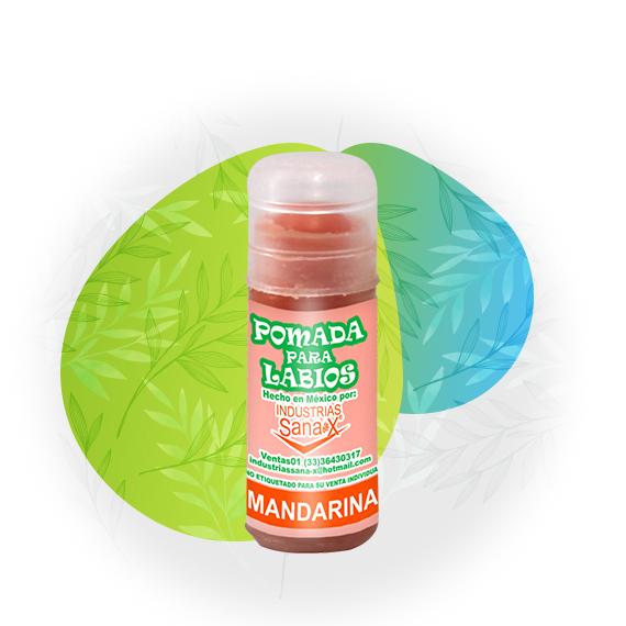 Pomada labial de mandarina